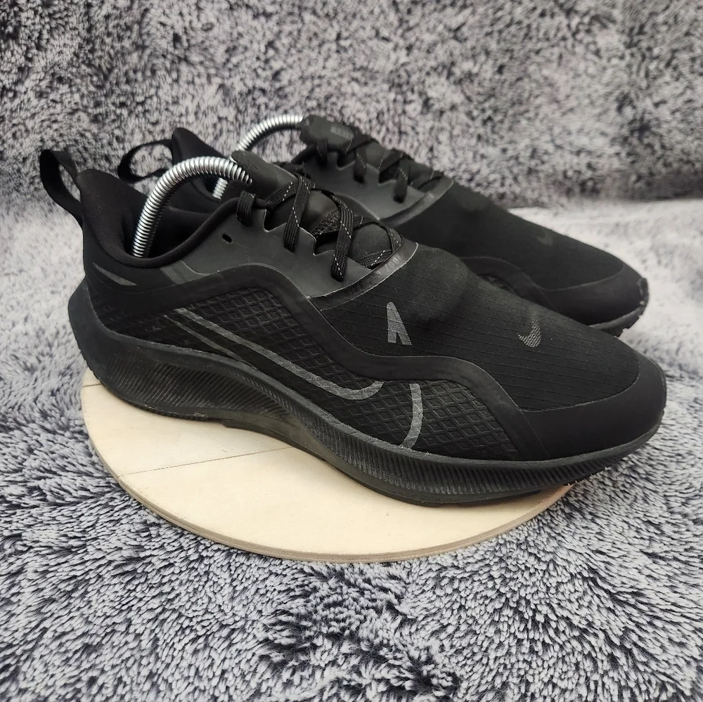 Nike | Shoes | Nike Air Zoom Pegasus 37 Shield Triple Black  display picture 2